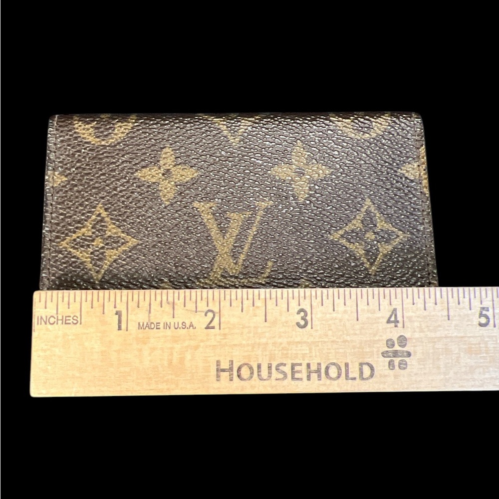 Louis Vuitton Monogram Porte 2 Cartes Vertical Pass Case ID Holder w/COA A108 - Picture 12 of 14